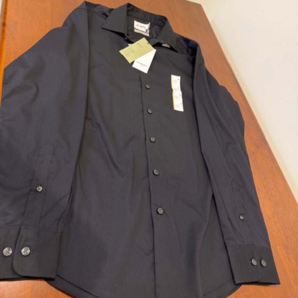 Good Fellow & Co Black Button-Down Shirt Size M NWT.